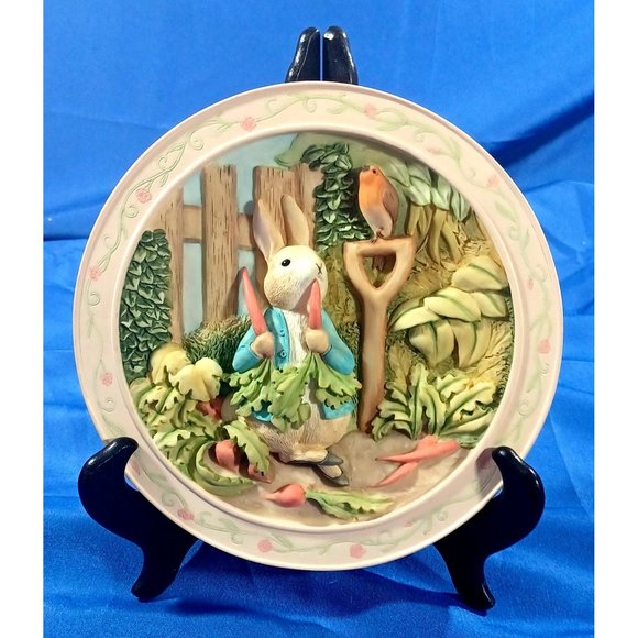 Other - Davenport Pottery Beatrix Potter The Tale Of Peter Rabbit 3D Wall Plate